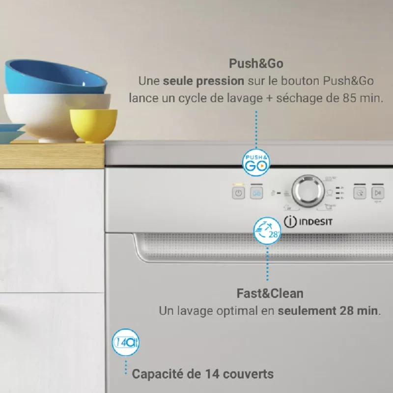 Lave vaisselle 60 cm Indesit – Image 3